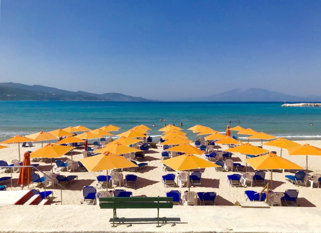 Alykes beach op Zakynthos